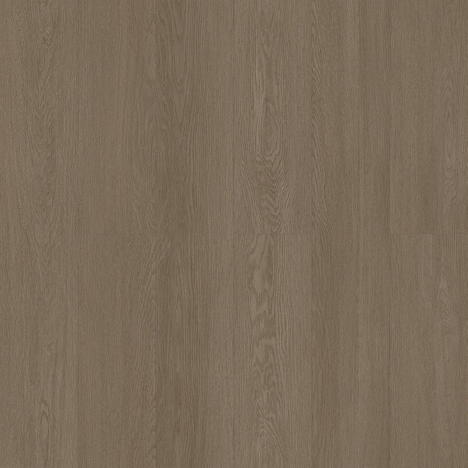 ATOPOSE peel and stick wood effect flooring in a warm brown hue for easy home renovation