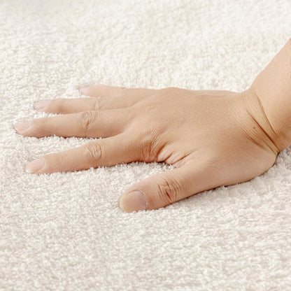 PureCozy Living Room Beige Rug 160x230cm Soft Fluffy Washable Carpet