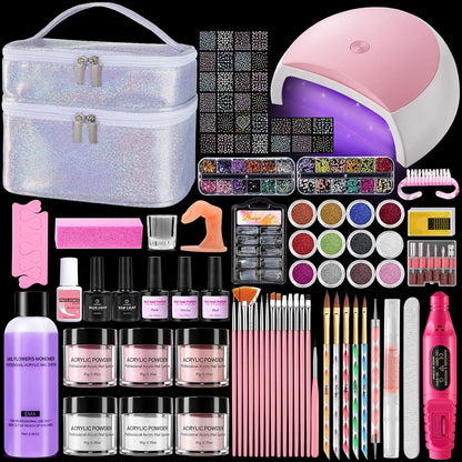 Deciniee Acrylic Nail Kit Full Set for Beginners: Everything in Gift Bag