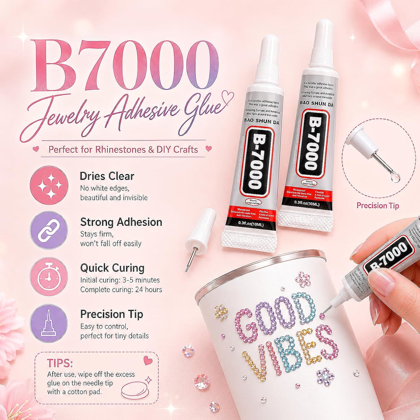 30 Colors All-in-One Bedazzling Kit with Glue and Tools, 36000Pcs