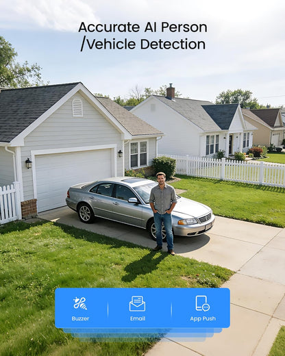 Zosi 4 Pack Security Camera Only In White