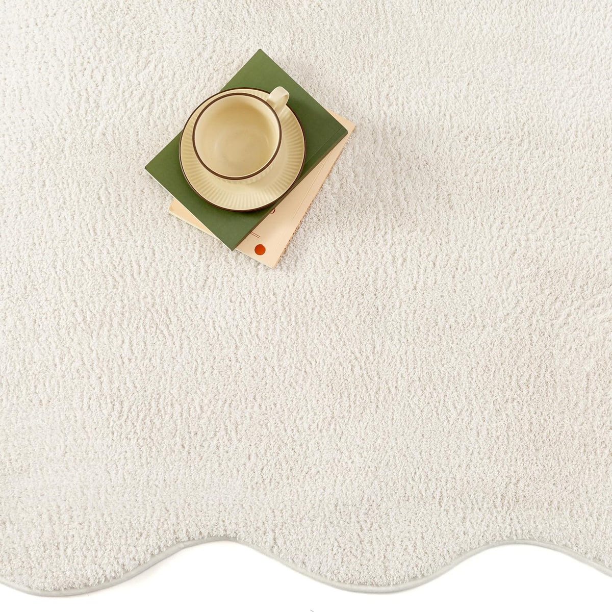 PureCozy Living Room Beige Rug 160x230cm Soft Fluffy Washable Carpet