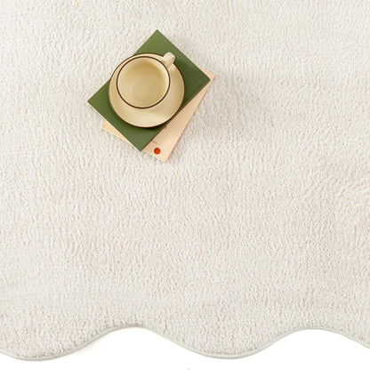 PureCozy Living Room Beige Rug 160x230cm Soft Fluffy Washable Carpet