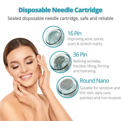 Dr. Pen M8 Microneedling Pen Including 10 Cartridges - Professional Microneedle Derma Roller Pen