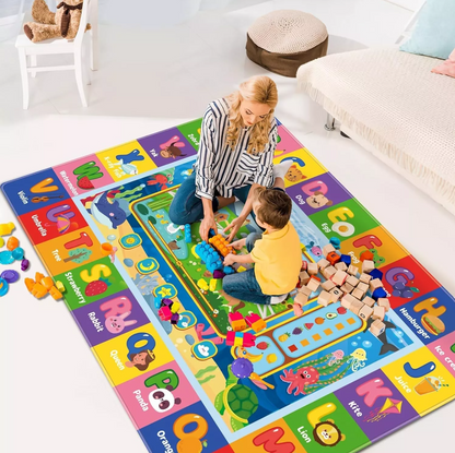 Baby Play Mat, Educational Tummy Time Mat (150x100cm)