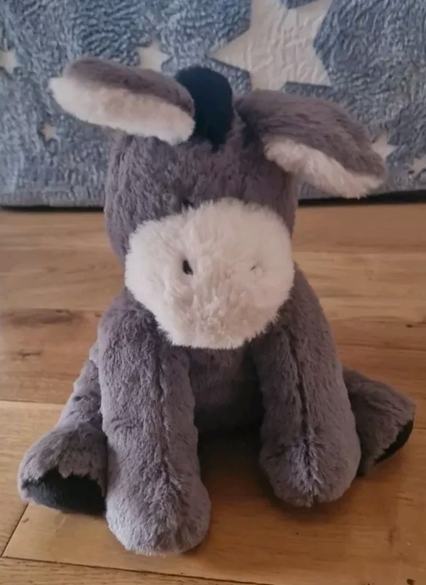 Marks & Spencer Eeyore Donkey Winnie the Pooh Soft Toy Plush 9"