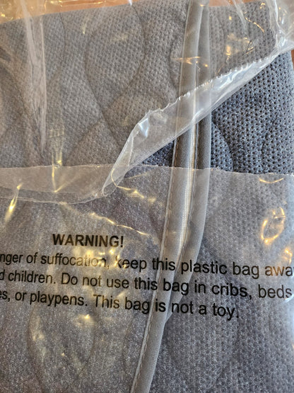 Vitality Care Chair Protector Pad with Waterproof Backing and Non-Slip Base, Washable 4-Layer Design for Chairs and Wheelchairs, Blue, 53x56cm NEW - DAMAGED PACKAGING