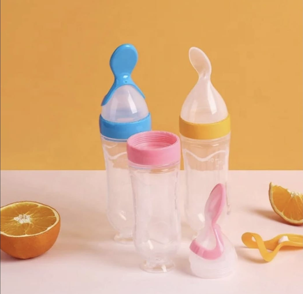 The Mini Boo Collection Baby Feeding Bottles in Various Colours with Soft Sip Design