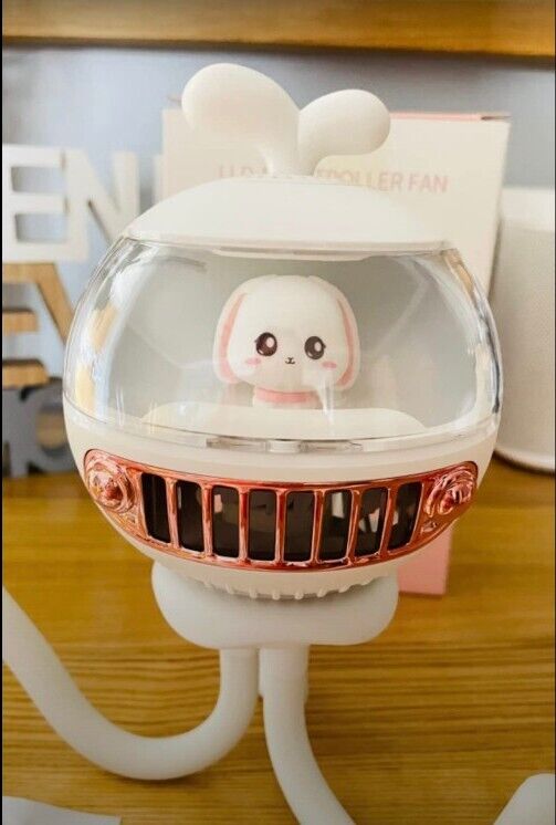 Cuifuli baby pushchair cooling fan with cute rabbit design for soothing airflow in prams