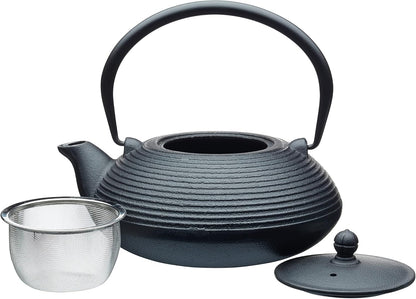 La Cafetière cast iron Japanese teapot with stainless steel infuser for brewing tea