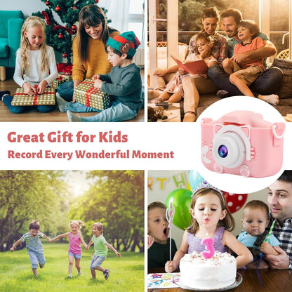 Children's HD camera with 32GB SD card, perfect for capturing fun moments and great for kids' gifts
