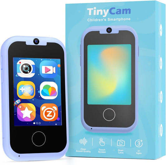 BAISIQI TinyCam children's smartphone toy ages 3-6 with touch screen and clear sound quality