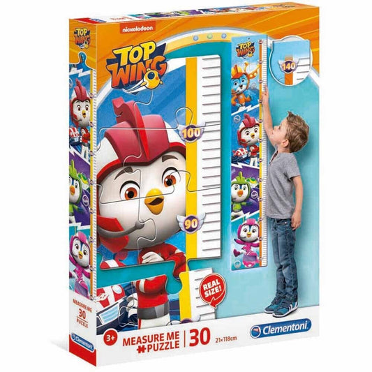 Clementoni Top Wings Measure Me Puzzle for Kids with Height Chart and Colourful Characters
