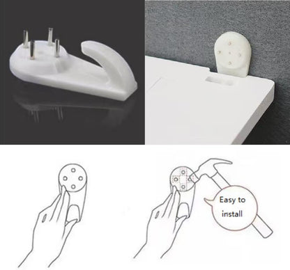 Installation guide for Kokey-xy decorative floating shelves set with easy to use fitting tool