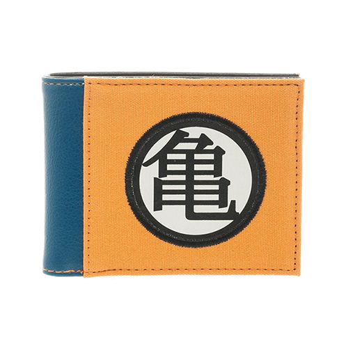 Bioworld Dragon Ball Z bifold wallet featuring iconic character emblem design