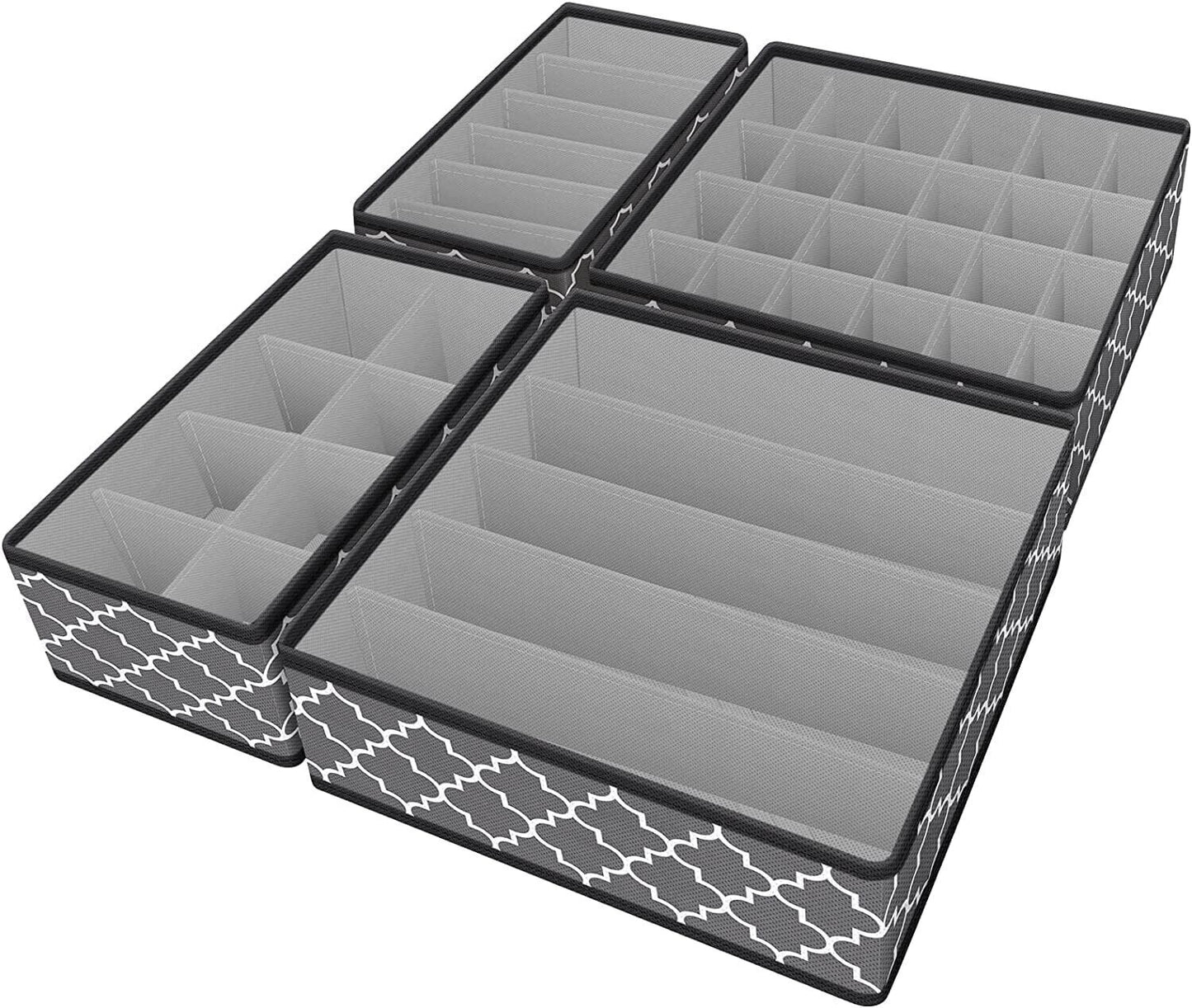 Bingobang drawer organiser divider set with four compartments for effective storage solutions
