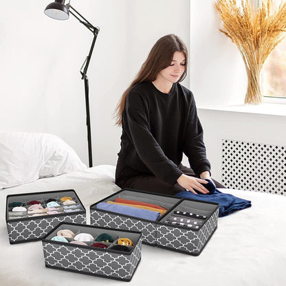 Bingobang drawer organiser divider in stylish design, perfect for storing clothing and accessories neatly