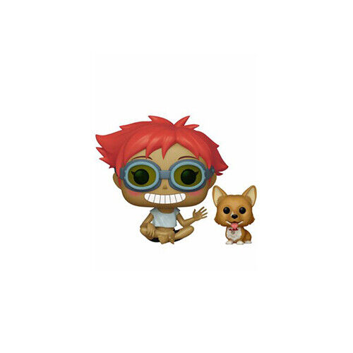 Edward & Ein Funko POP figure featuring Edward with red hair and his dog Ein