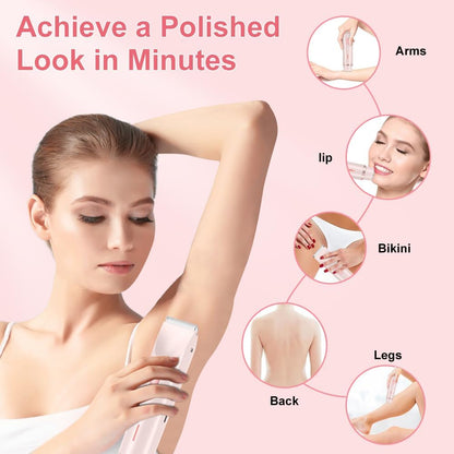 JINPUS electric lady shaver for women designed for smooth, polished results on arms, legs, and bikini areas.