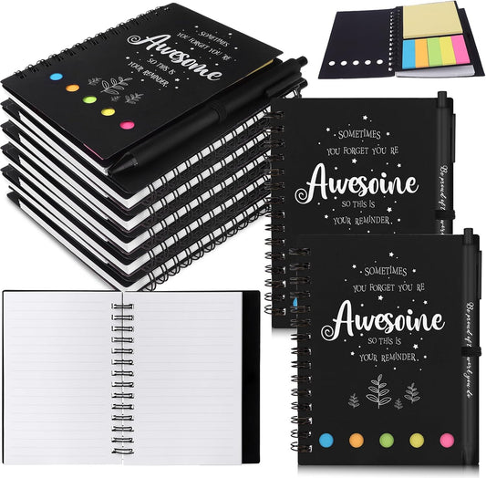 Set of notebooks with motivational quotes, perfect as employee appreciation gifts bulk