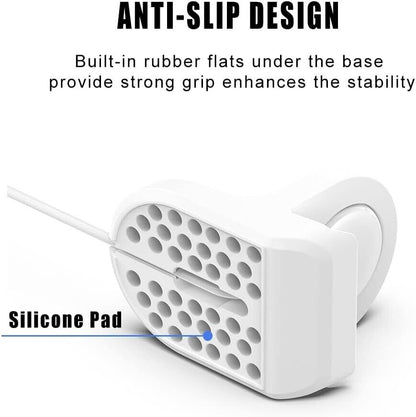 Google Pixel Watch stand with anti-slip design and rubber base for stability and support