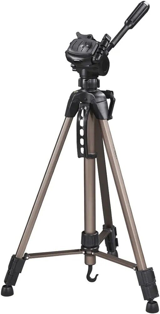 Hama Star 61 tripod with adjustable legs and pan head for stable photography