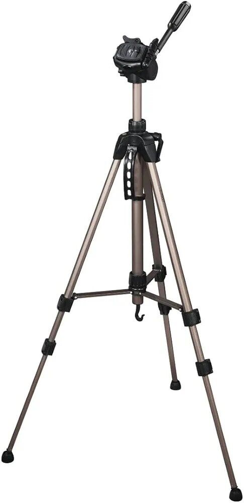 Hama Star 61 tripod with adjustable height and quick-release plate for photography enthusiasts