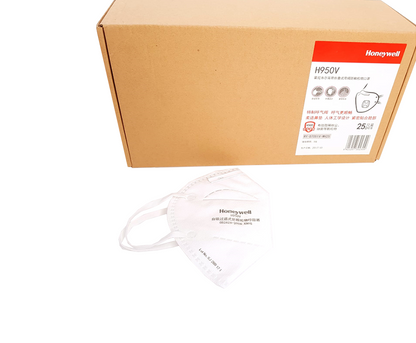 Honeywell H950v face mask box of 25 featuring comfortable design for daily protection