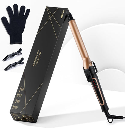 Itari 25mm hair curlers with protective glove and clips for professional styling