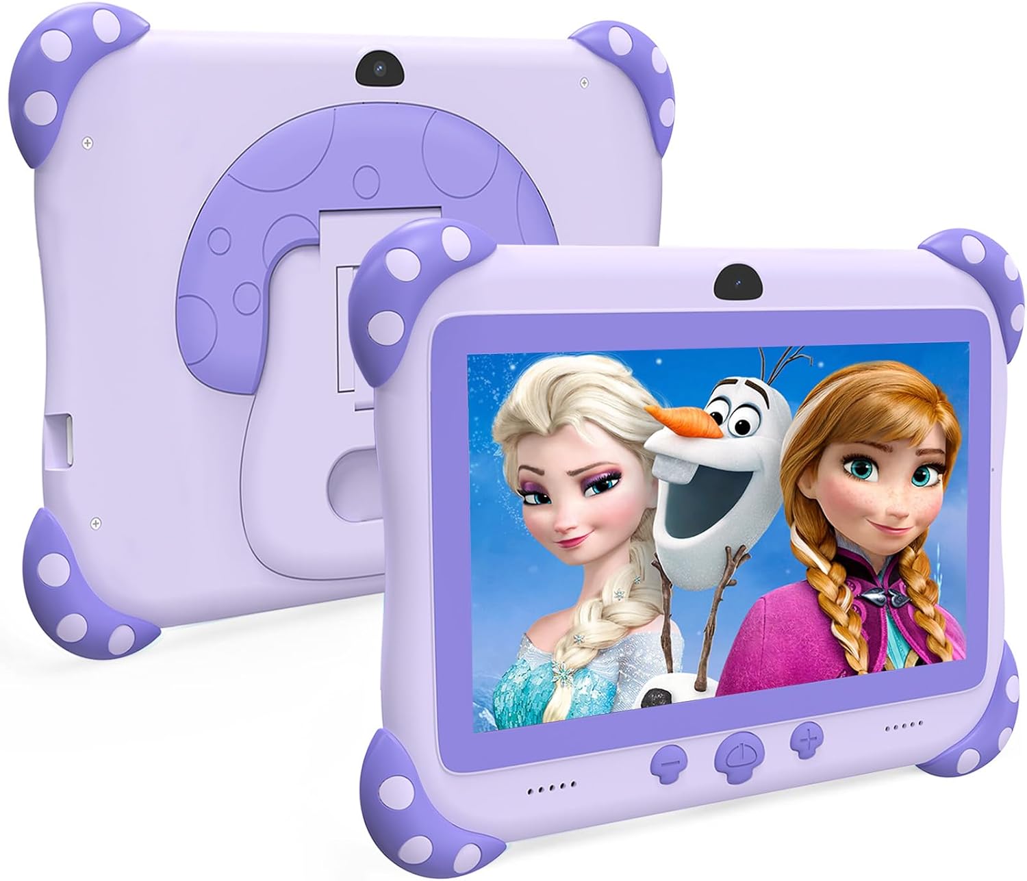 Ascrecem kids tablet with parental control featuring a durable design and fun animation display
