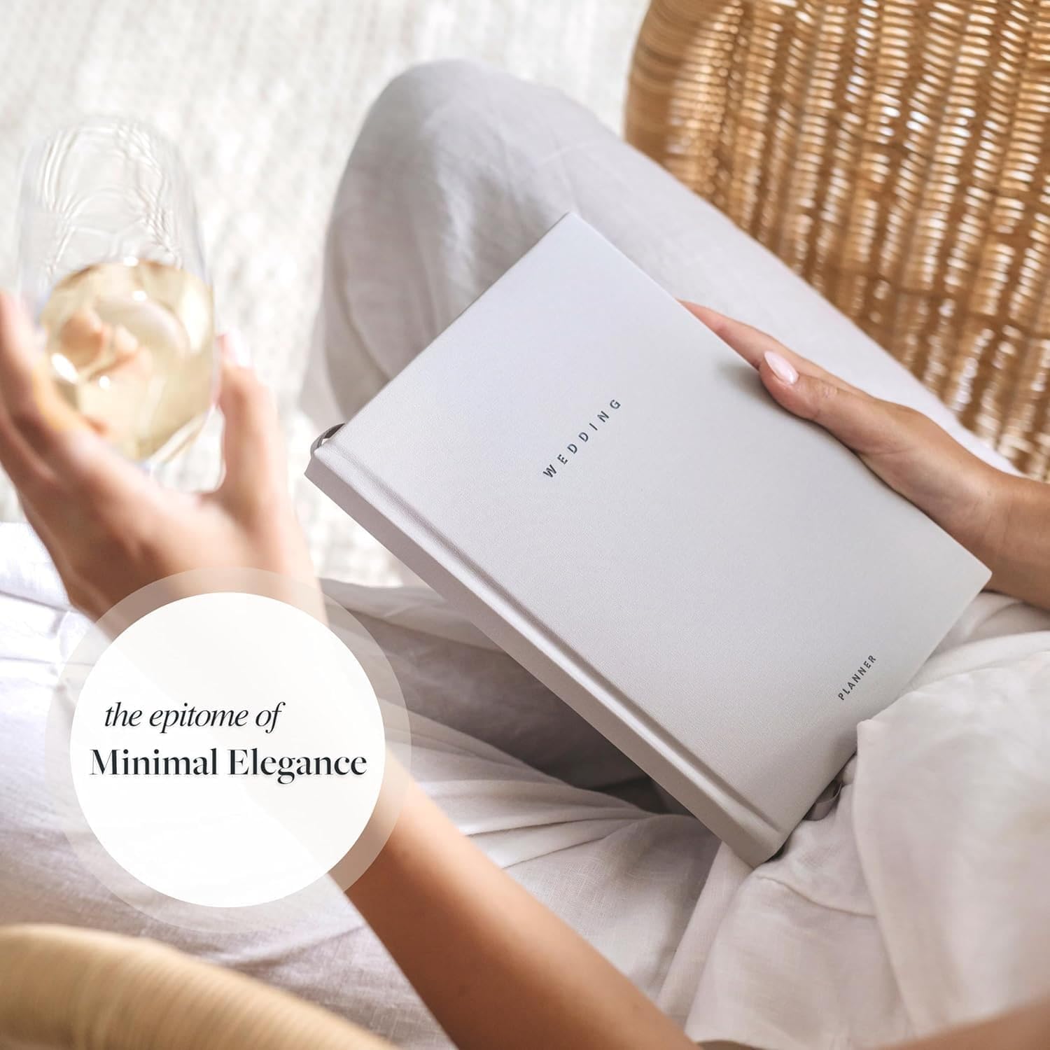 Luxury wedding planner set designed for elegant wedding organisation and planning