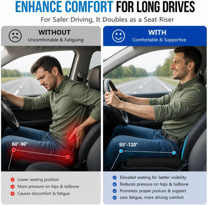 MiDARAH cushion seat designed for added comfort and support during long drives in cars