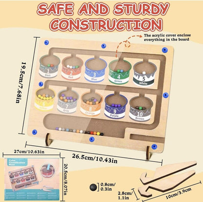 Montessori toys for 3 year olds with colourful sorting cups for educational play and skill development