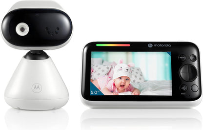 Motorola video baby monitor with 5-inch display and camera for real-time infant monitoring