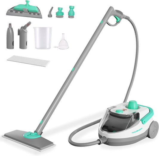 Haushof multipurpose steam cleaner with various attachments for effective cleaning at home