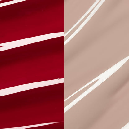 Mylee Mygel Colour Collection nail polish in rich red and soft nude shades for stylish nails