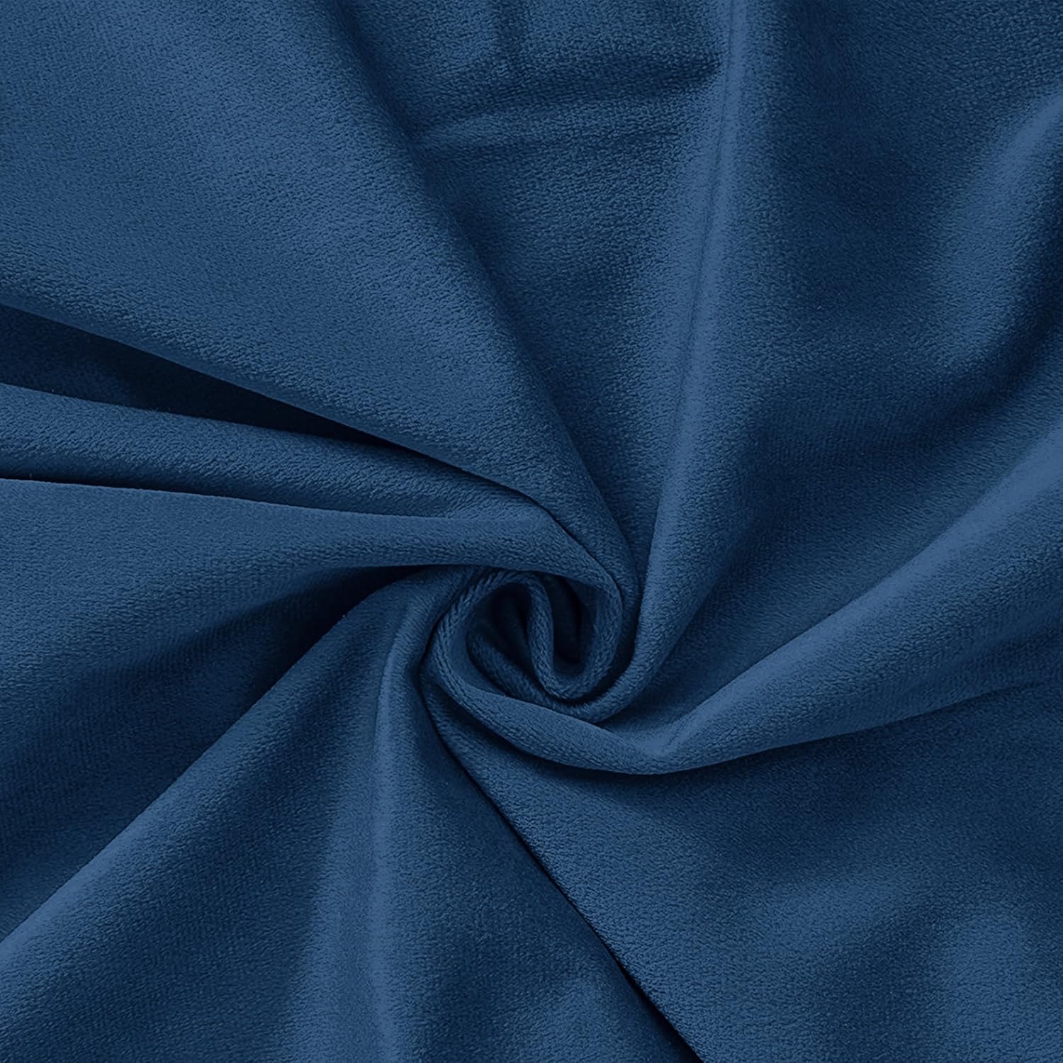 Soft navy crushed velvet cushion covers with a luxurious texture for home decor