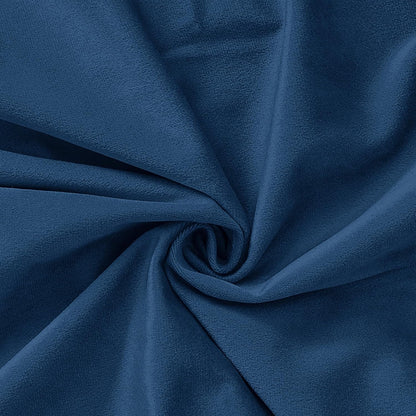 Soft navy crushed velvet cushion covers with a luxurious texture for home decor