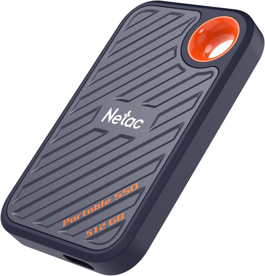 Netac ZX20 512GB external SSD in a compact design, ideal for portable storage and backup