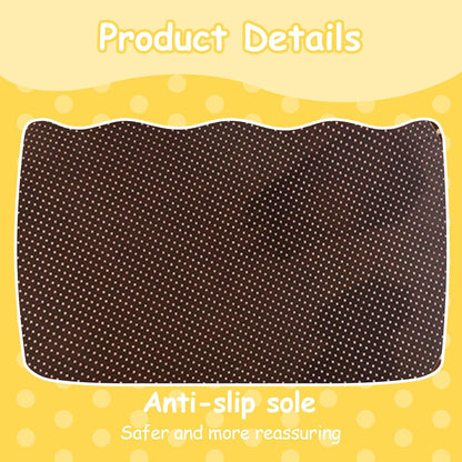 Anti-slip penguin baby seat base with polka dot design for safety and comfort