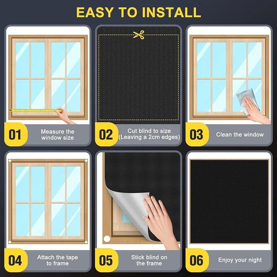 Step-by-step guide to install a portable blackout blind for easy window coverage