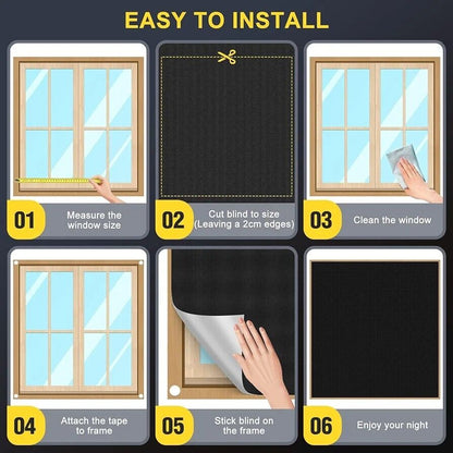Step-by-step guide to install a portable blackout blind for easy window coverage