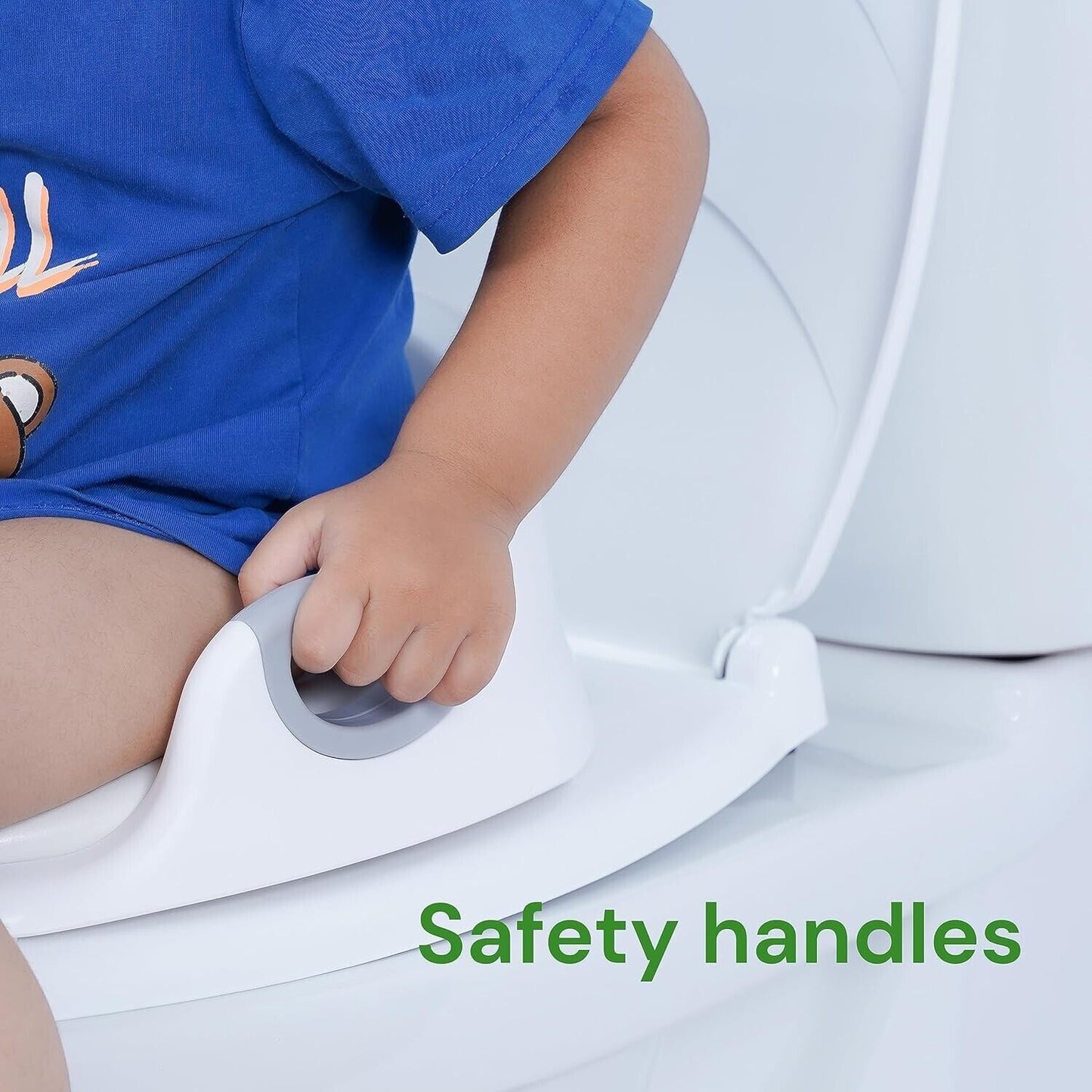 Ackley potty training seat with handles designed for toddlers for safe and comfortable use
