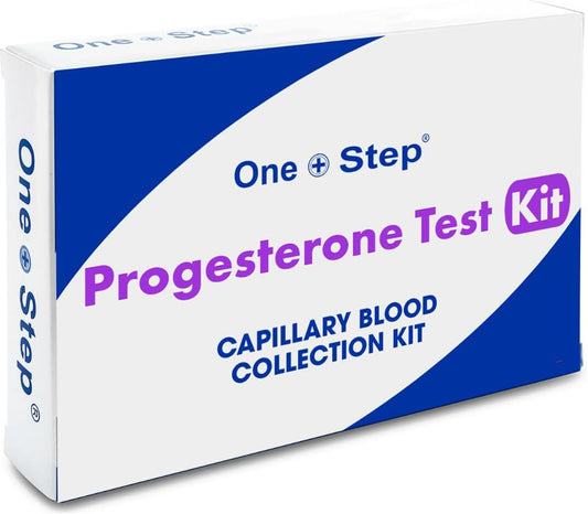 One Step progesterone home test kit for capillary blood collection and hormone testing