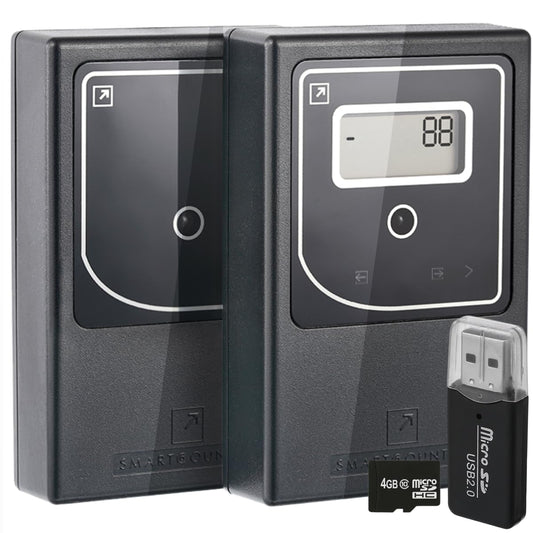 SmartCounter retail people counter device with digital display for accurate visitor counting