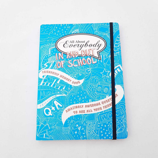 All About Everybody In and Out of School Friendship Memory Book for capturing school memories