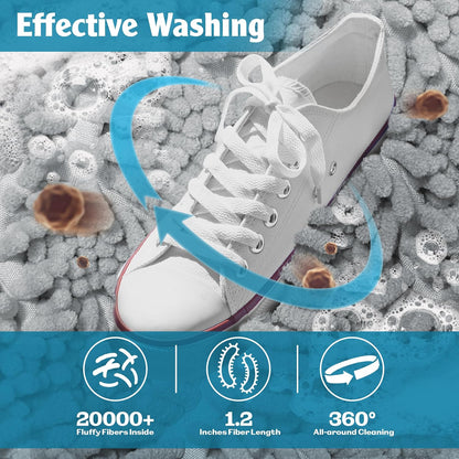 Jeekscss shoe washing machine bag designed for effective all-around cleaning with 360-degree protection