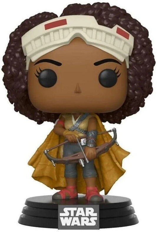 Funko Star Wars Pop! Figure of a Female Character with a Bow and Arrow in a Yellow Cape
