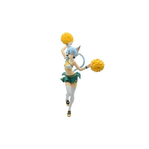 Banpresto Sword Art Online Sinon figure in cheerleader outfit holding pom-poms