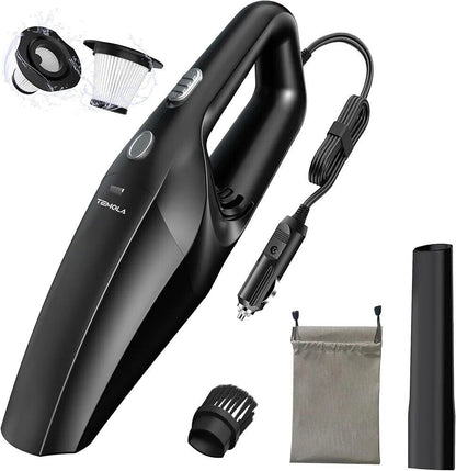 Temola car vacuum cleaner with accessories ideal for keeping your vehicle interior clean and tidy